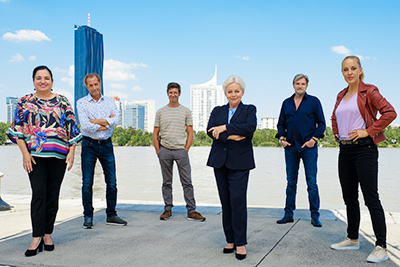 Maria Happel, Helmut Bohatsch, "Soko Donau/Soko Wien" 16.Staffel - Andreas Kiendl, Brigitte Kren, Stefan Jürgens, Lilian Klebow - © Satel Film/Petro Domenigg