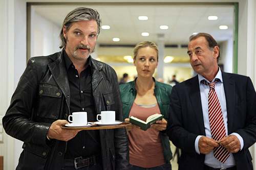 Stefan Jrgens, Lilian Klebow und Dietrich Siegl in "SOKO DONAU / SOKO WIEN" - Staffel 8 (2012) - Regie: Erhard Riedlsperger