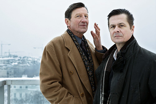 Hubert Kramar, Michael Dangl in "TATORT-ABGRNDE" - Regie: Harald Sicheritz